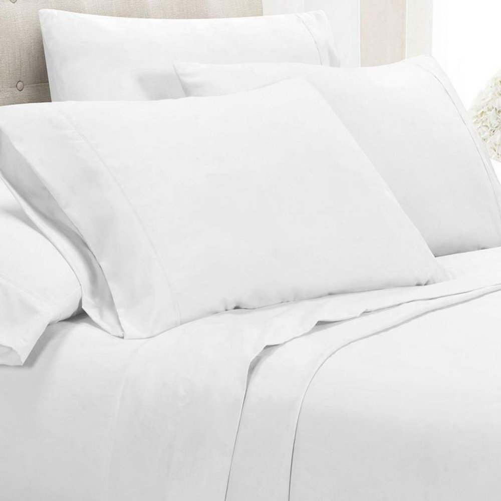 Elite Comfort 6 Piece Super Soft Queen White